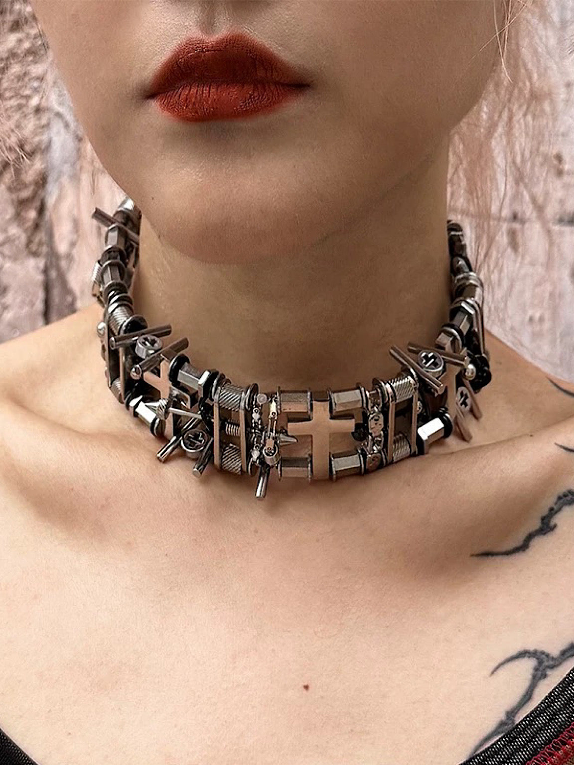 [ILLUSORY] Future Era-Bone Necklace