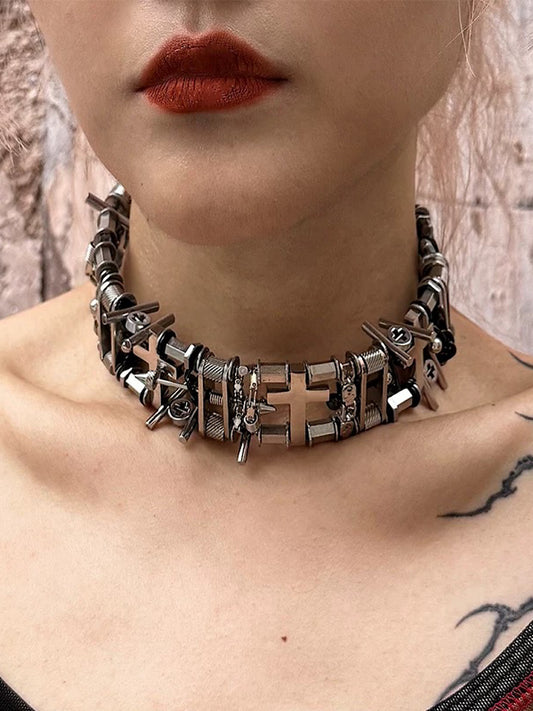 [ILLUSORY] Future Era-Bone Necklace