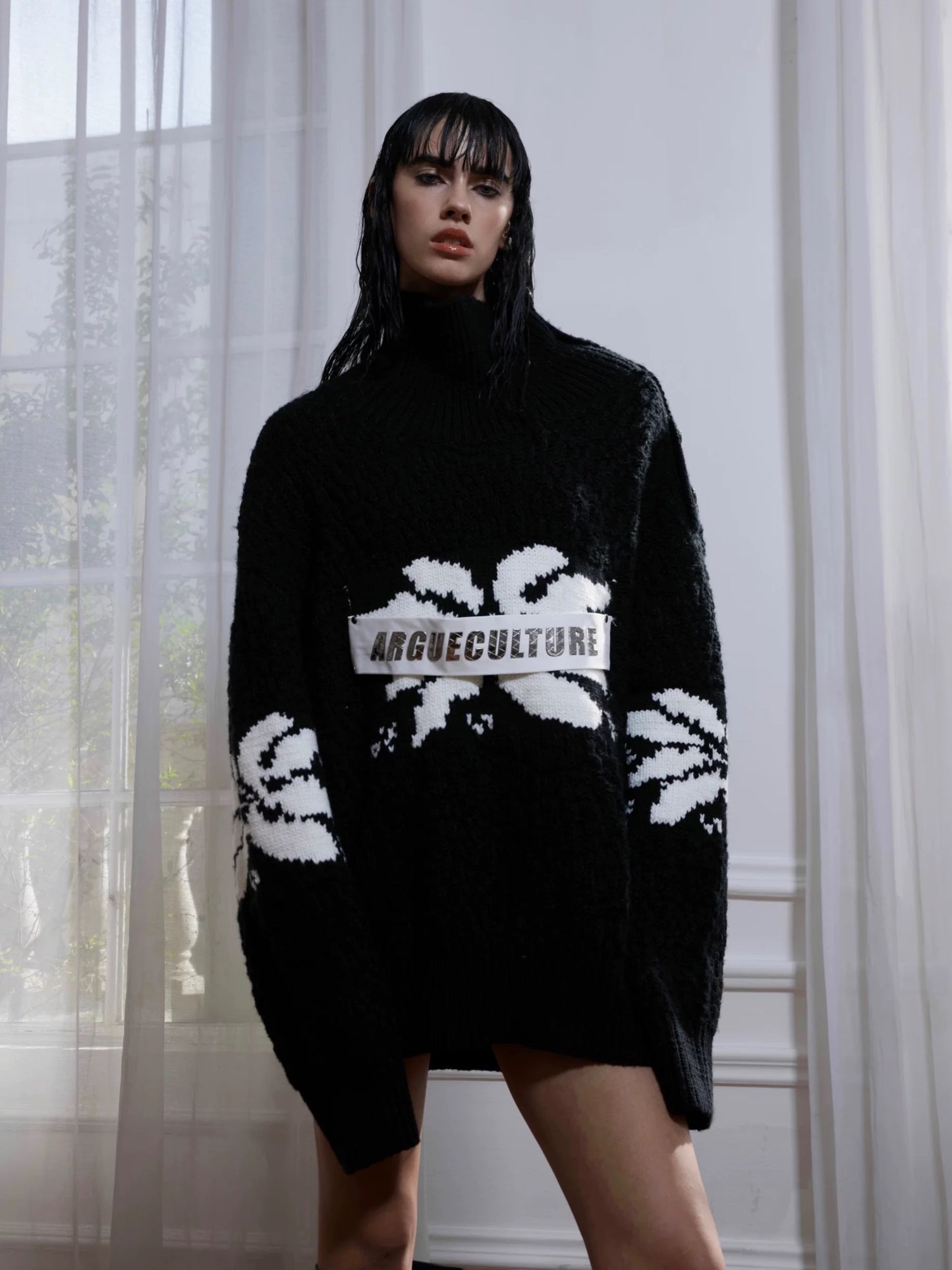 [ARGUE CULTURE] Fleece Fashion Oversized Sweater