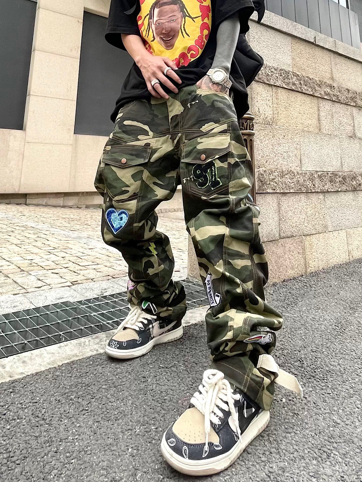[ZPXO Select] Camouflage Baggy Pants
