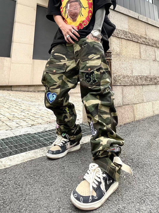 [ZPXO Select] Camouflage Baggy Pants