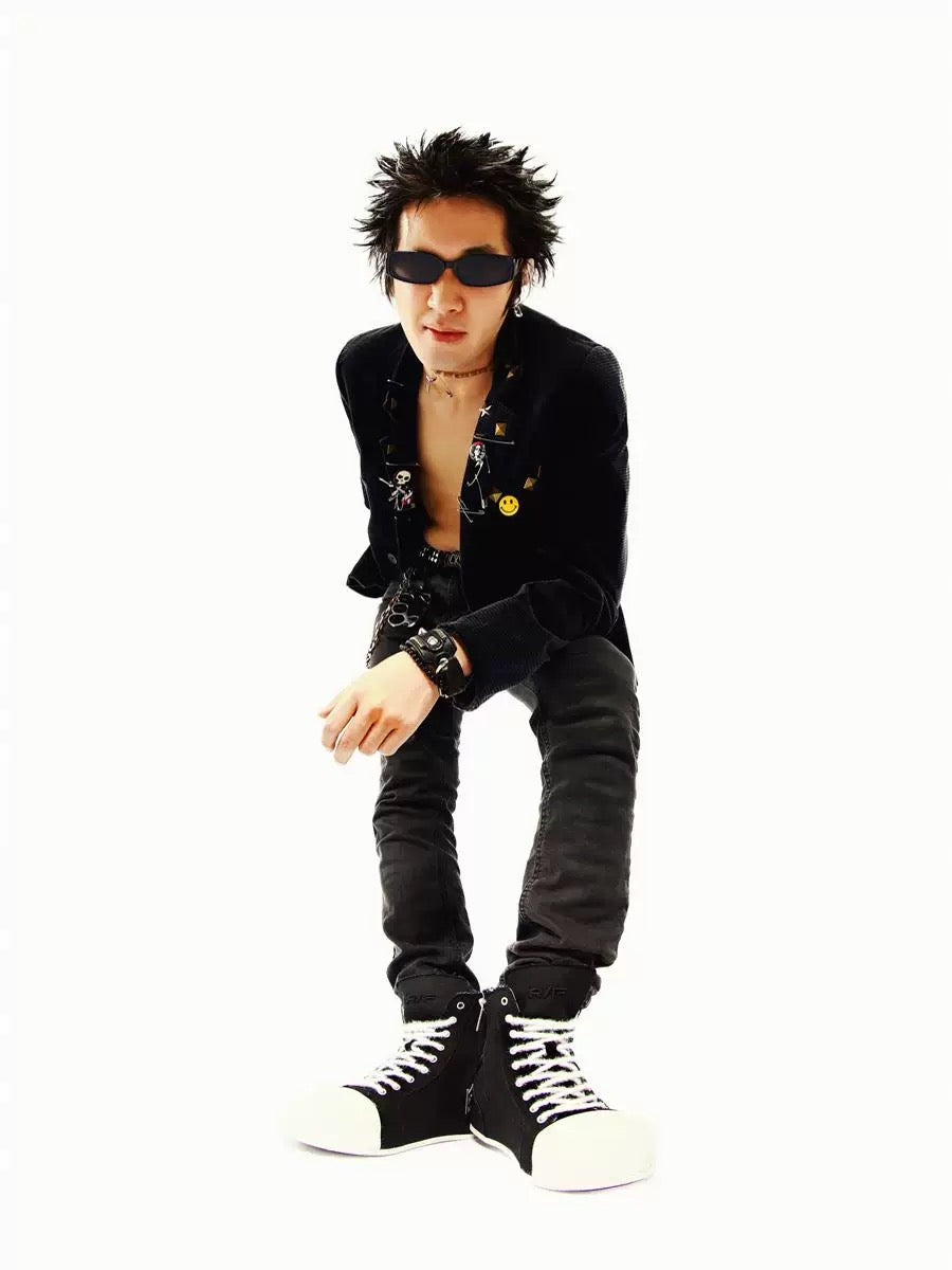 [FVVO × ROCKSTA] Chaos NOISE Canvas Boots