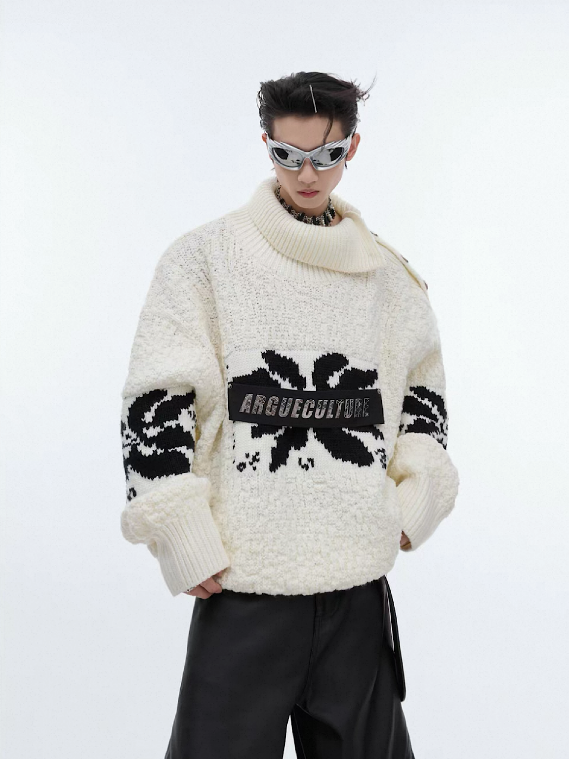 [ARGUE CULTURE] Fleece Fashion Oversized Sweater