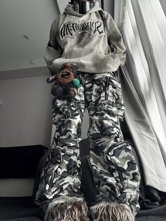 [ZPXO Select] Zebra Camouflage Cargo Pants