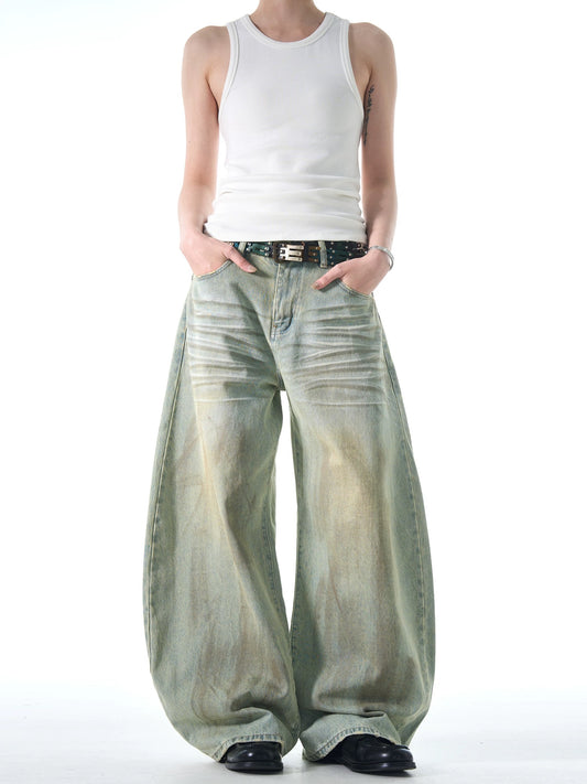 [ZPXO Select] Distressed Wide Leg Baggy Jeans