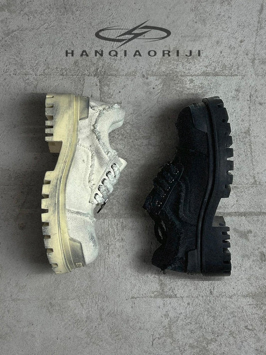 [HANQIAORIJI] Thick Sole Casual Shoes