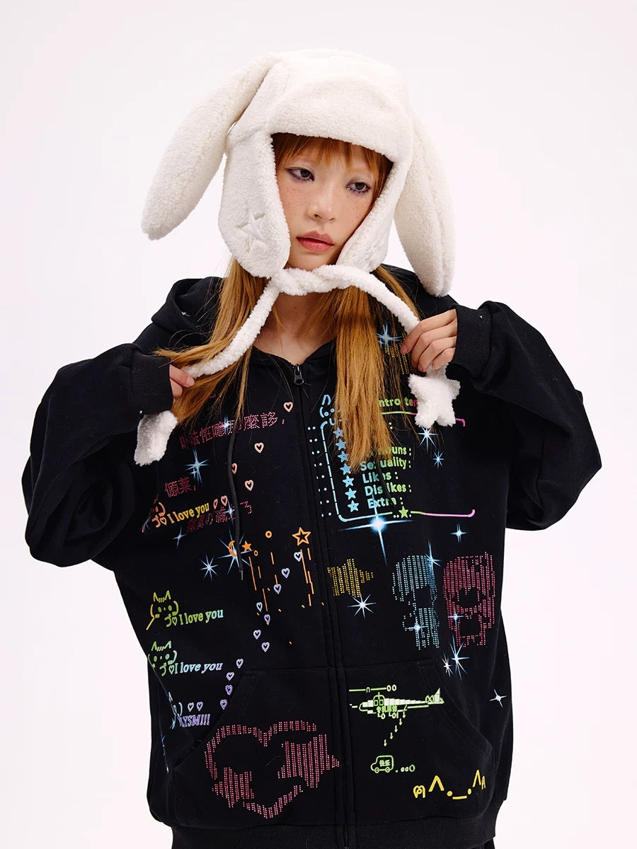 [CFIERCE] 24 Star Rabbit Hat