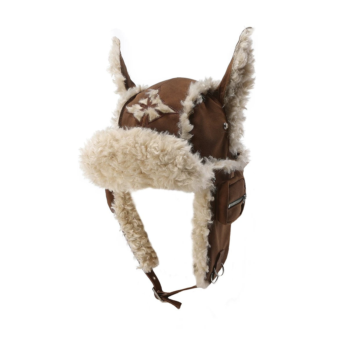 [GENZERO] Cross Plush Doberman Dog Ear Hat