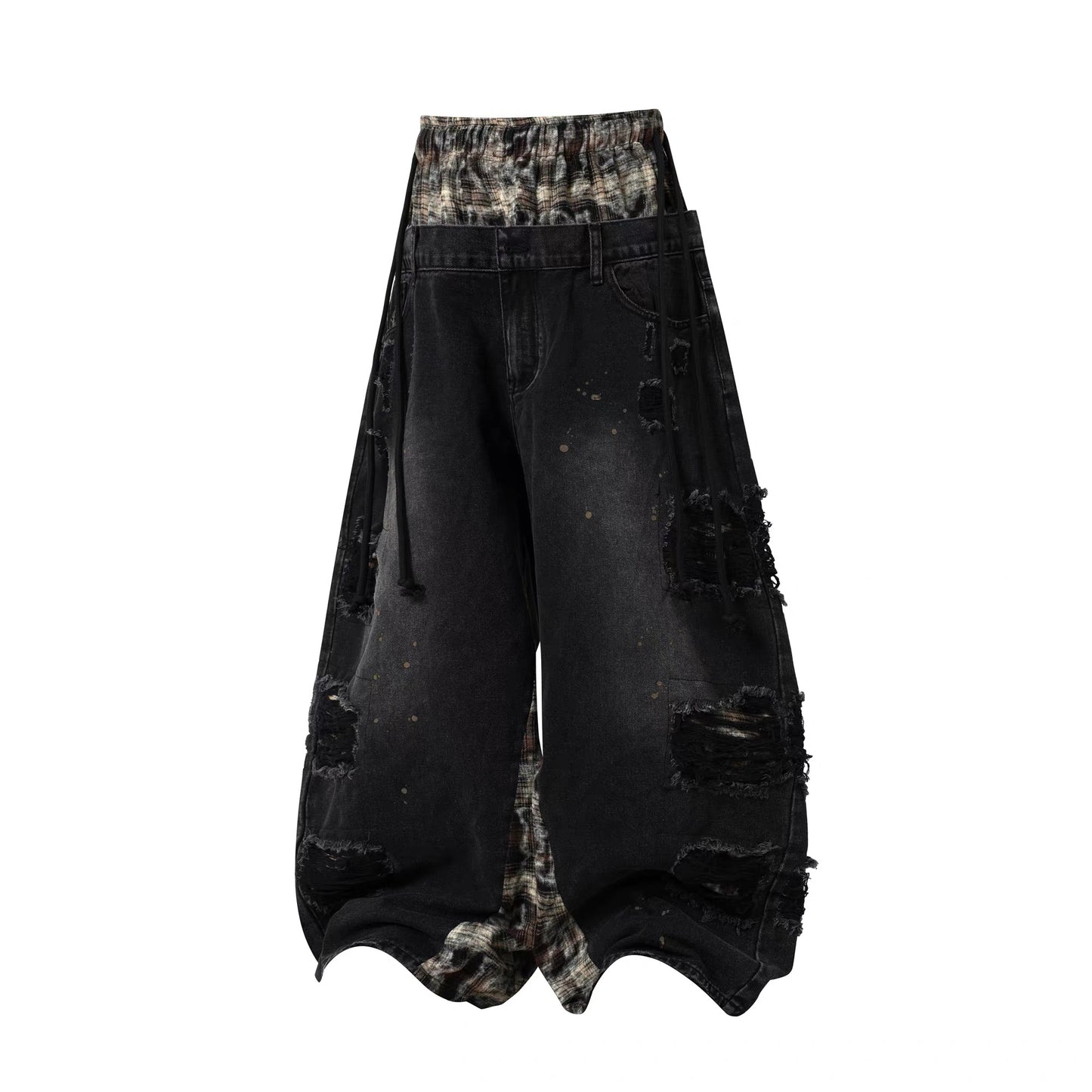 [ZPXO Select] Camouflage Double Waistband Denim Pants 2 color ways