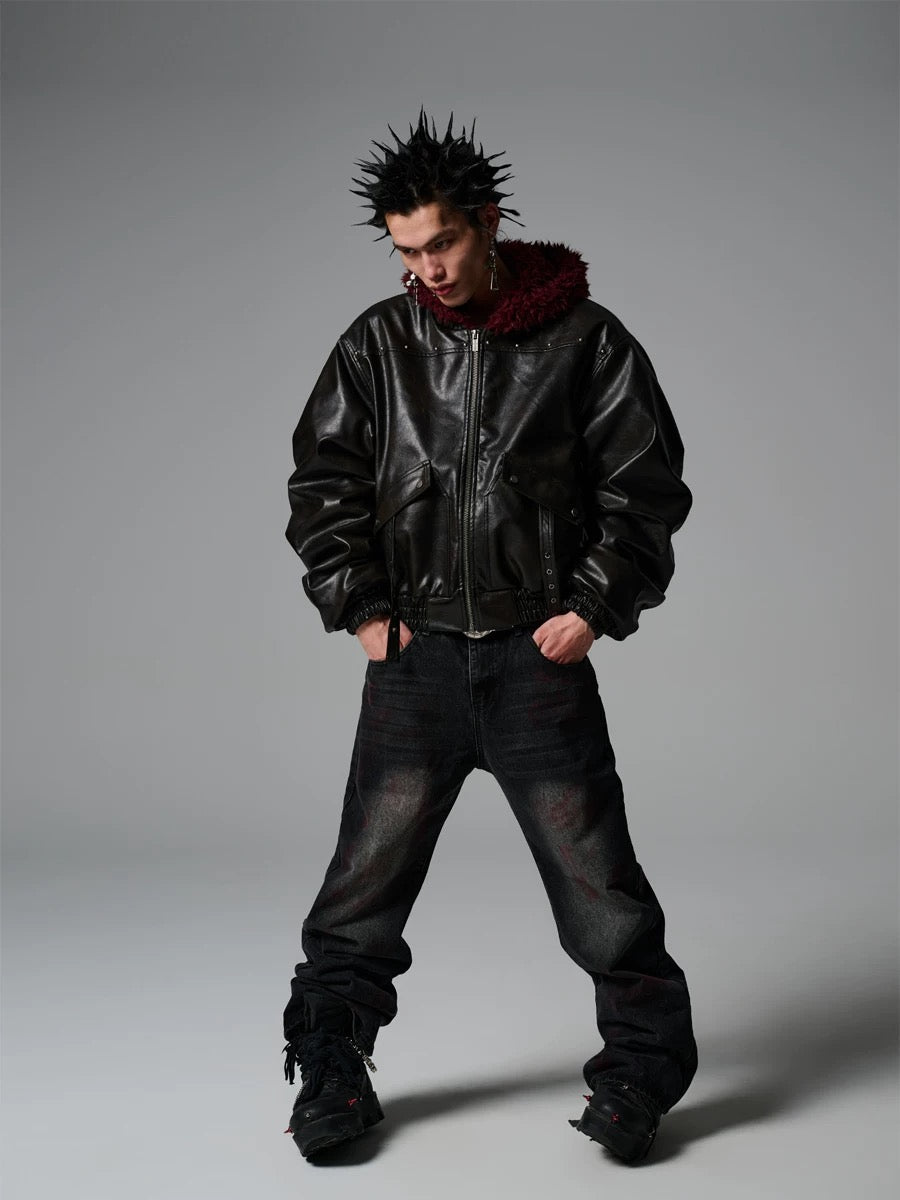 [SGWCULT] Heavy Loose-Fitting Cotton Jacket