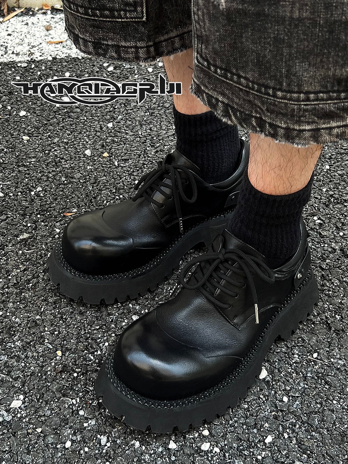 [HANQIAORIJI] Height-Enhancing Big Toe Shoes