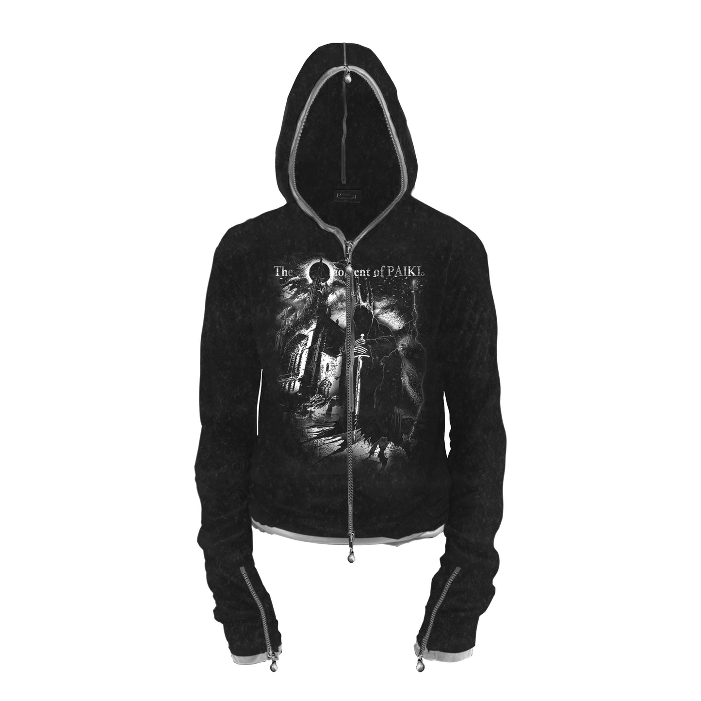 [PAIKI] Gothic Zip Hoodie 2 Colour Ways