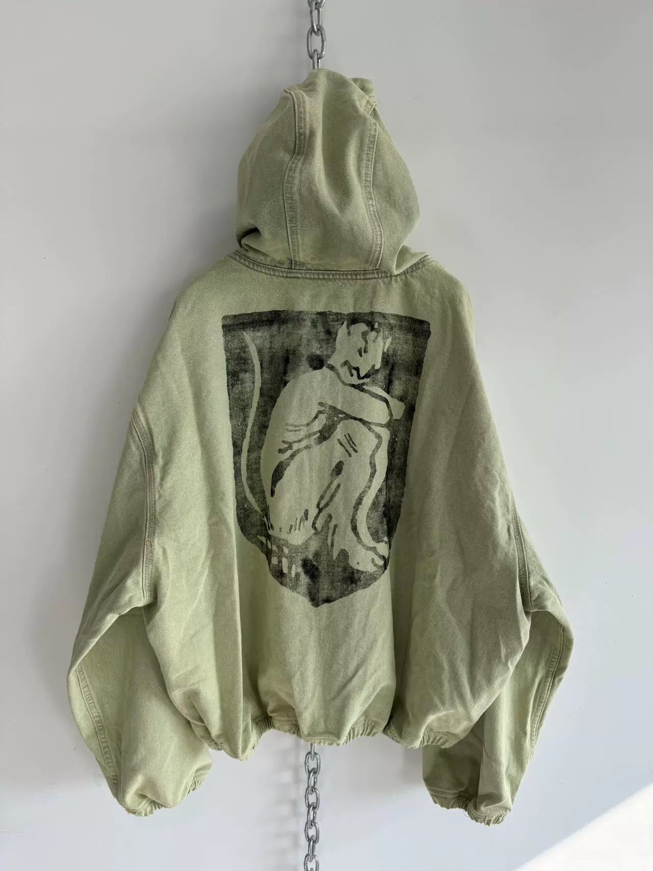 [Hell System] Cross & Devil Zip Hoodie