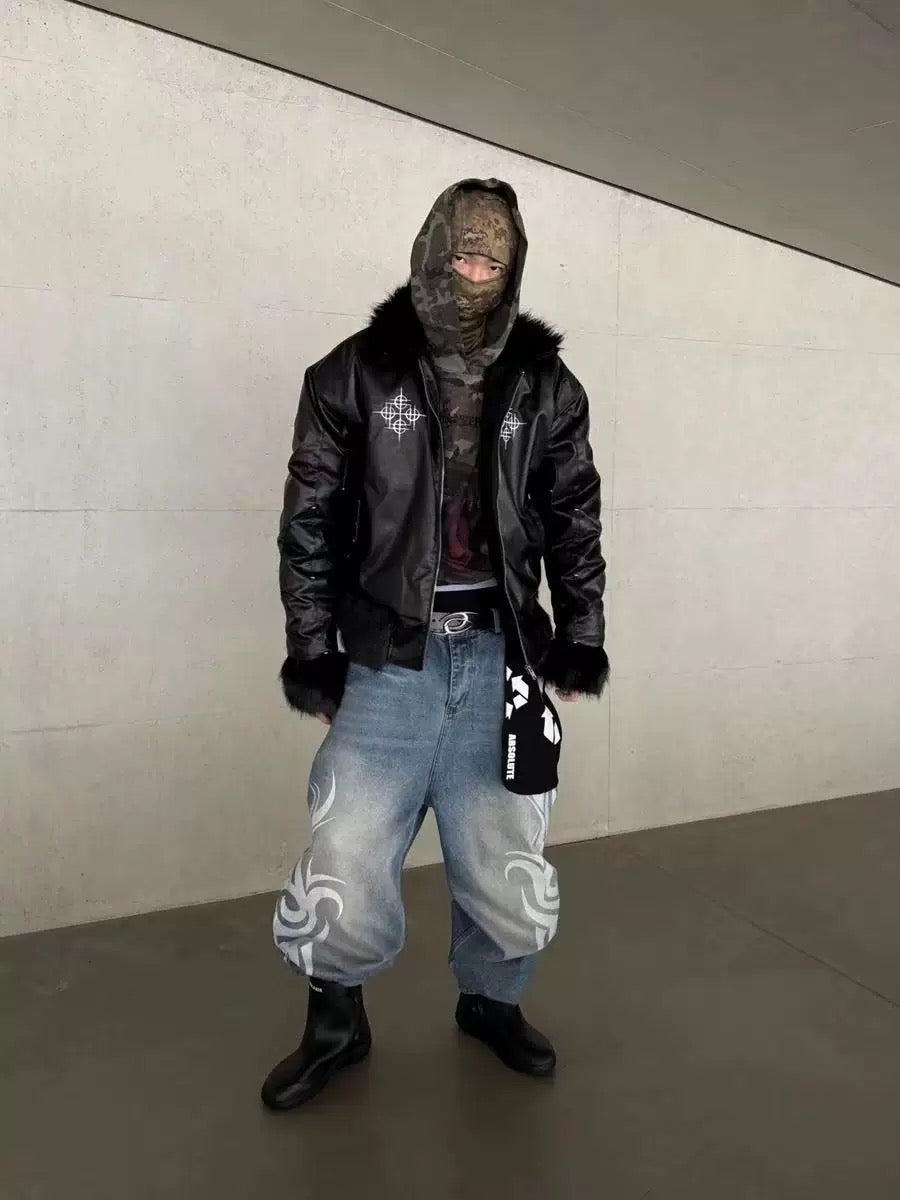 [DETW] 24AW Black Bomber Jacket