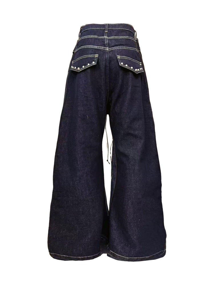 [DETW] 25AW Angel Diamond Baggy Jeans