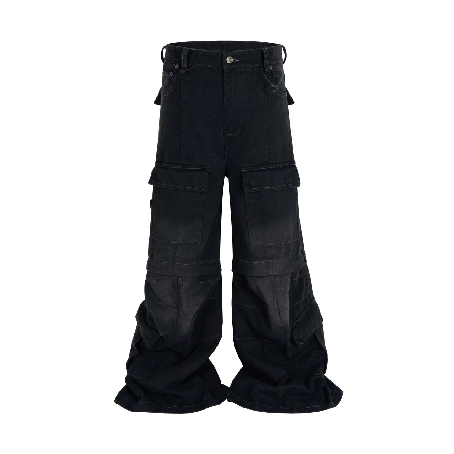 [ZPXO Select] Multi-pocket Work Super Baggy Denim Pants 2 color ways