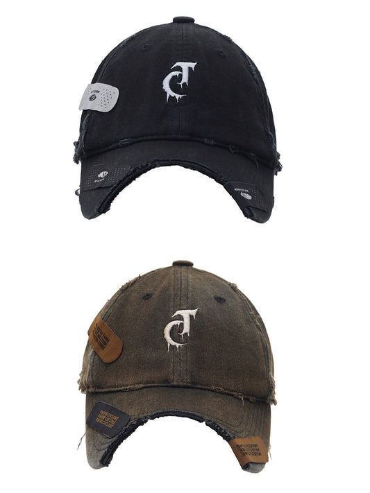 [ARGUE CULTURE] Logo Distressed Cap