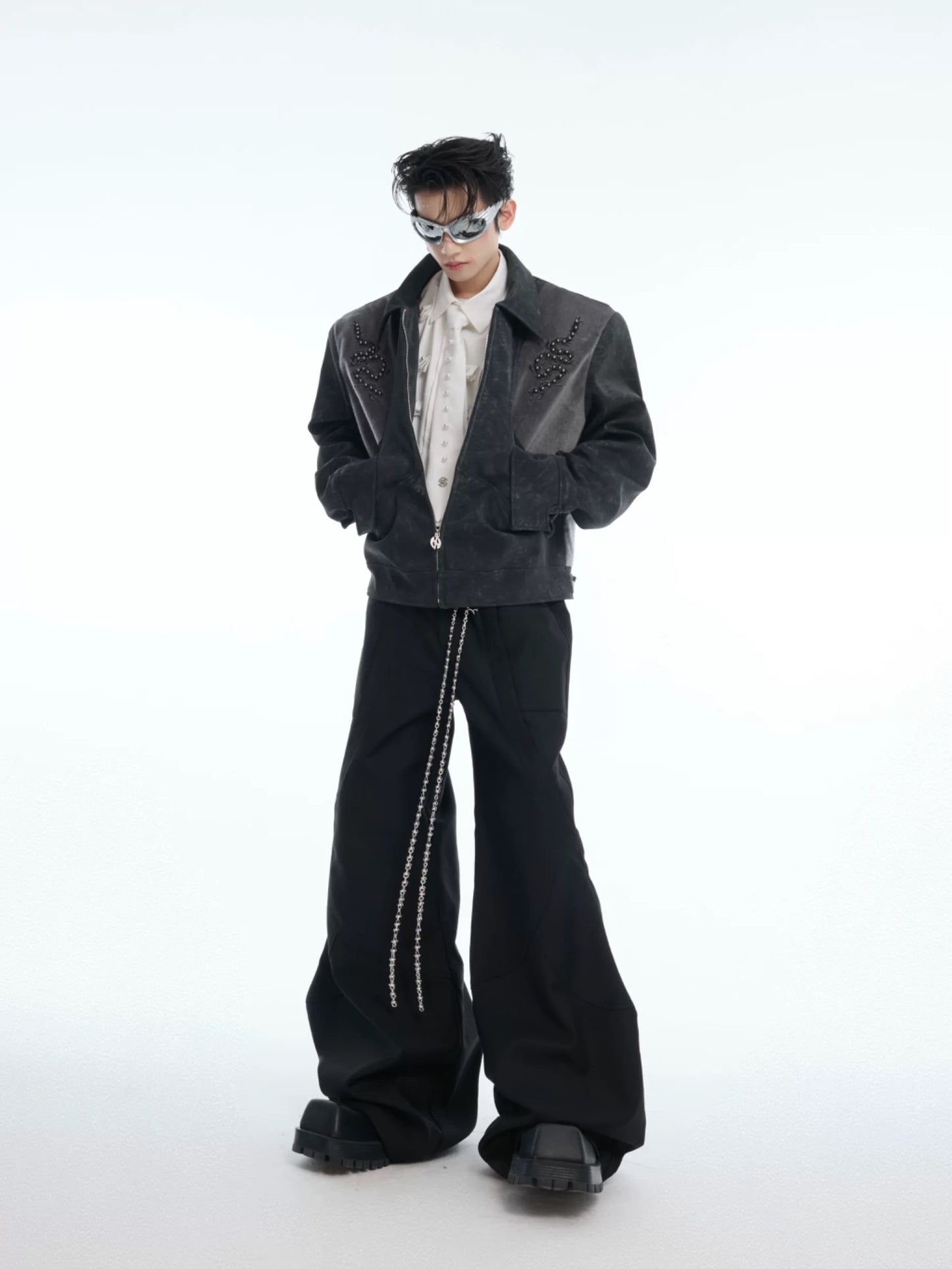 [ARGUE CULTURE] Vampire Cowboy PU Leather Jacket 2 Colour Ways