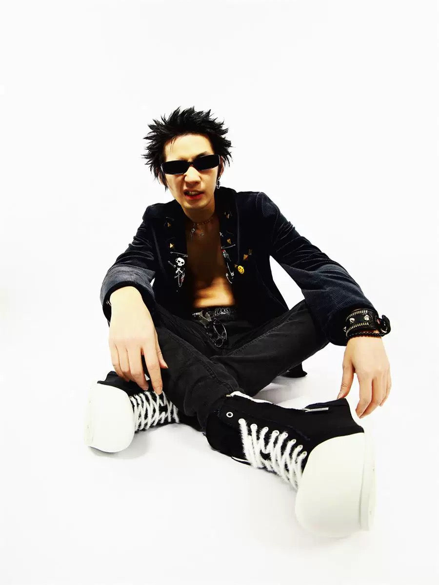 [FVVO × ROCKSTA] Chaos NOISE Canvas Boots