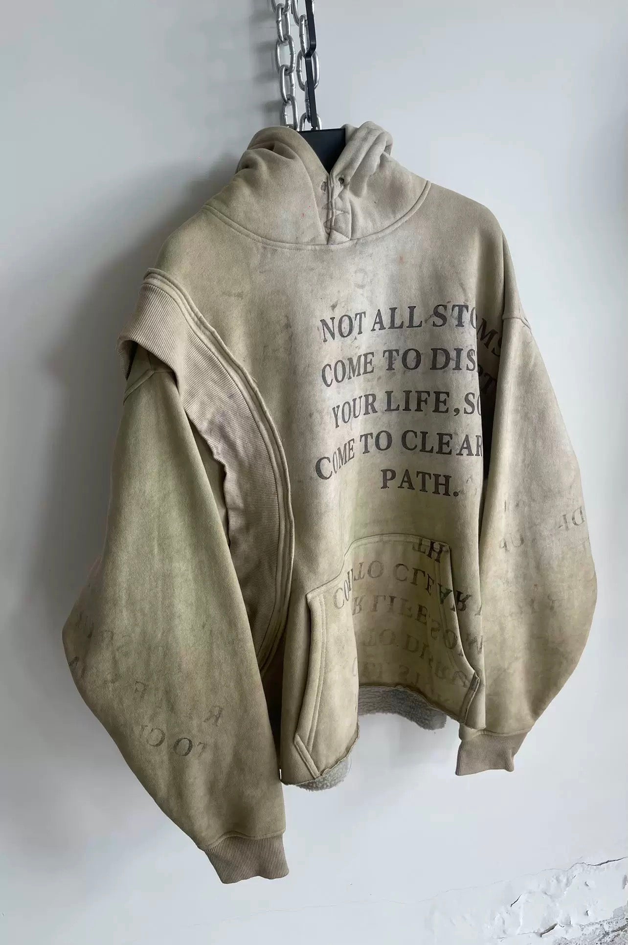 [Hell System] Dyeing Handmade Custom Hoodie