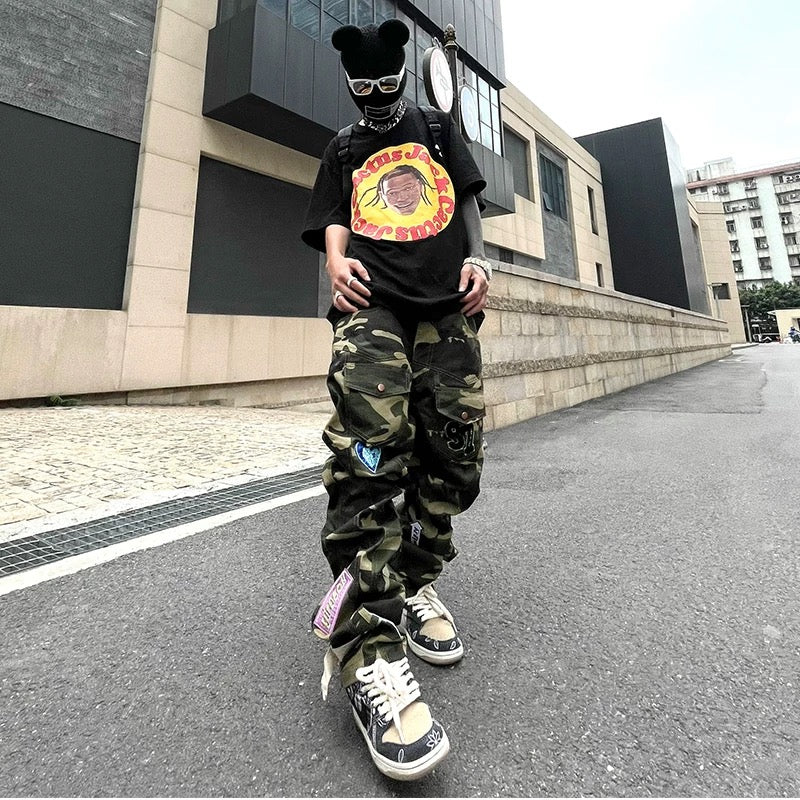 [ZPXO Select] Camouflage Baggy Pants