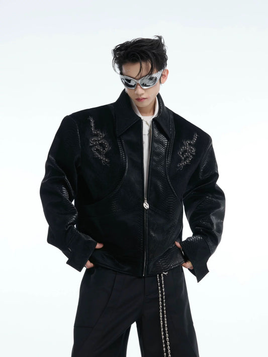 [ARGUE CULTURE] Vampire Cowboy PU Leather Jacket 2 Colour Ways