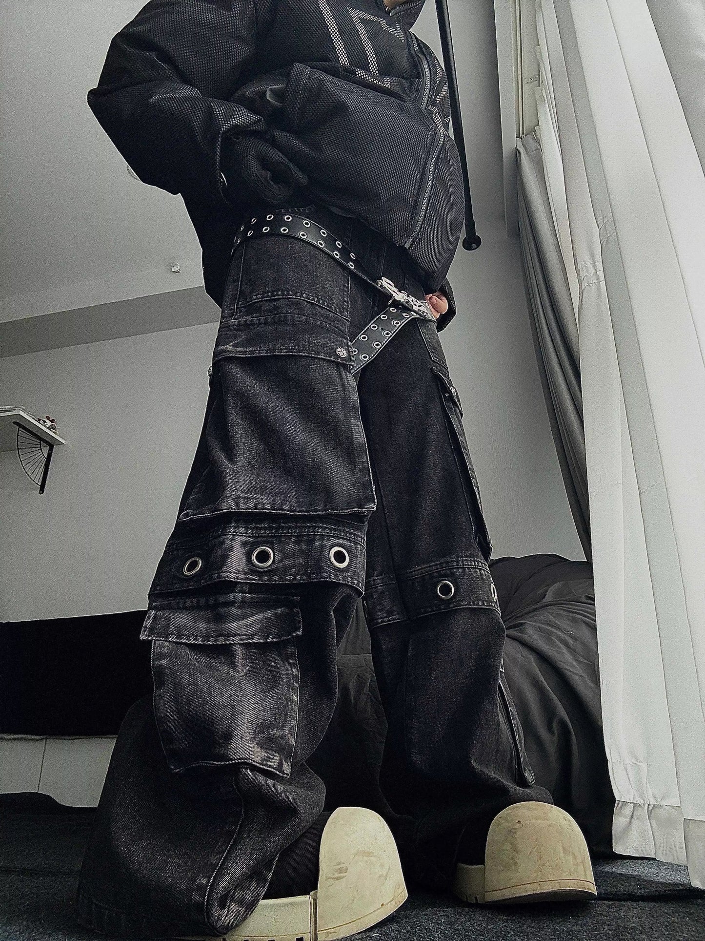 [ZPXO Select] Heavy Loose Wide-Leg Jeans
