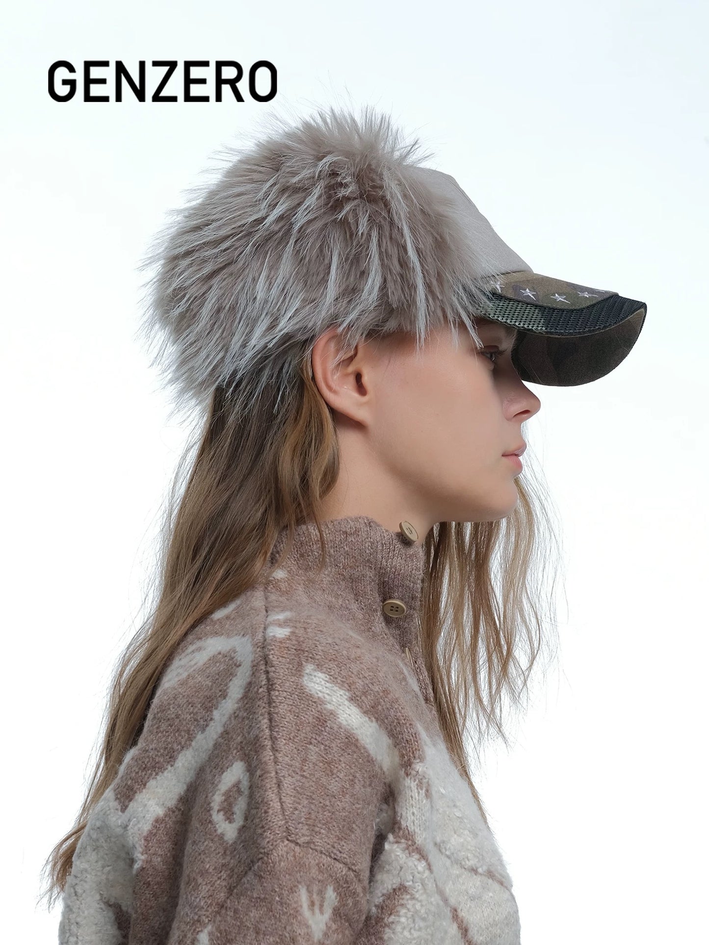 [GENZERO] Star Plush Baseball Hat