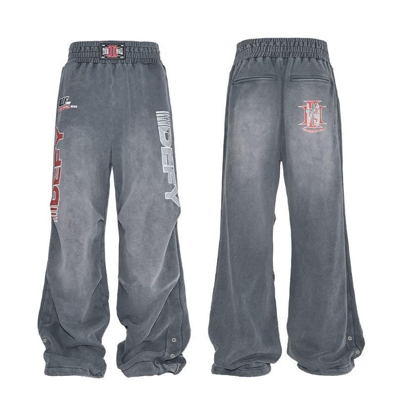 [LCE] Washed Boxing Hoodie & Pants Set