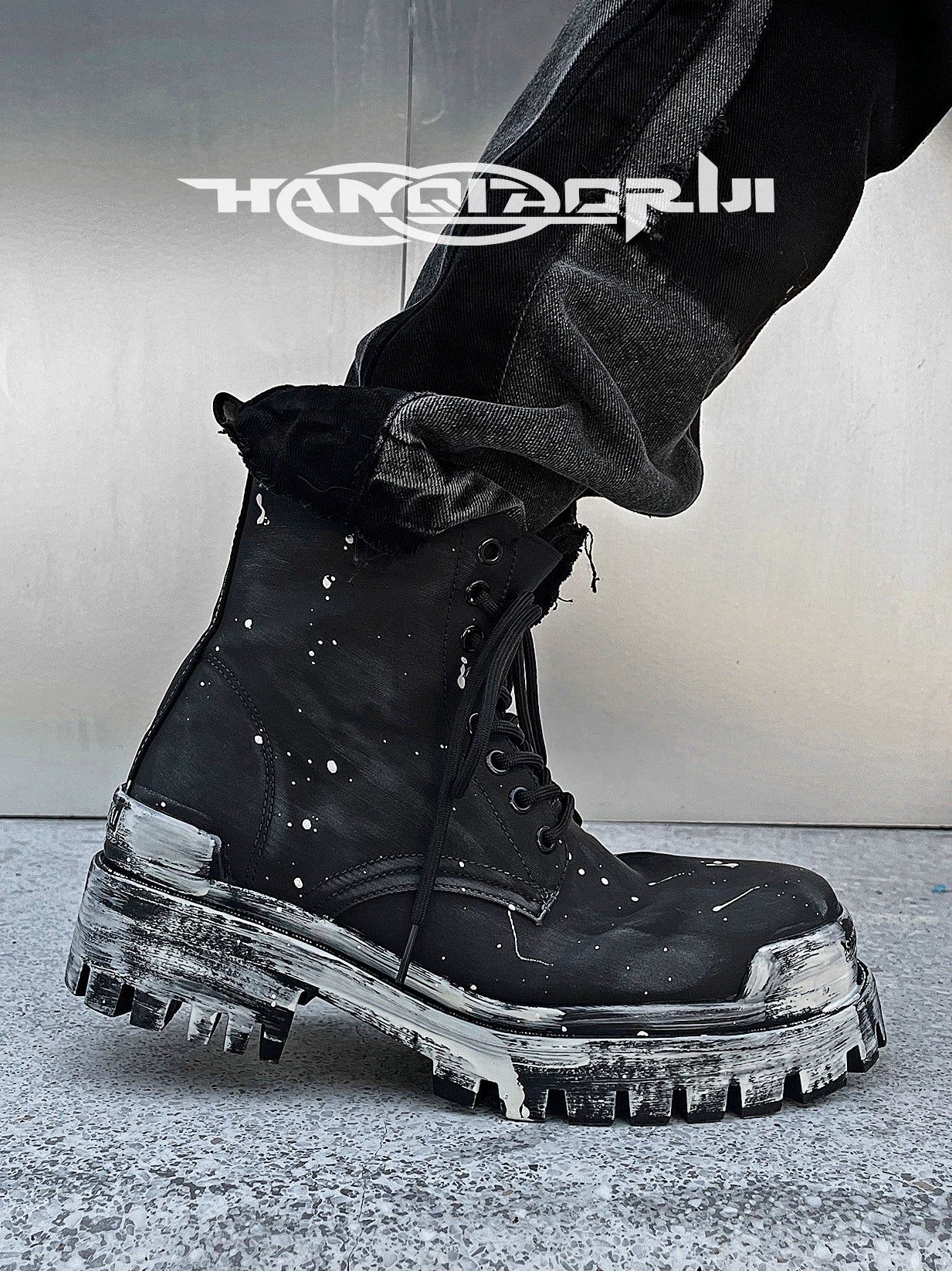 [HANQIAORIJI] Hand Painted Snow Boots