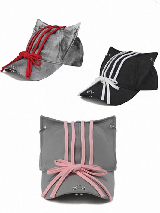 [GENZERO] Ribbon Kitty Ear Hat