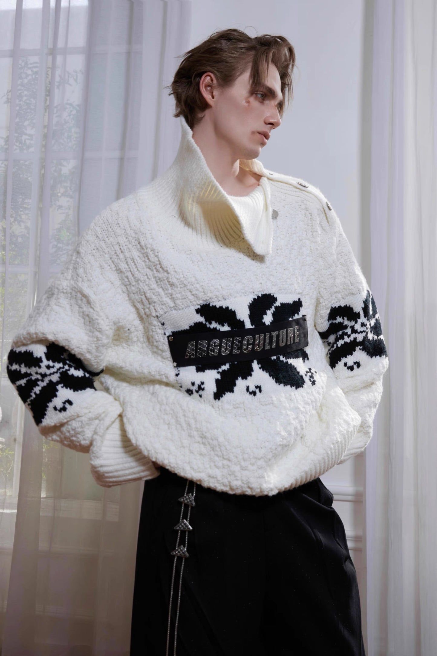 [ARGUE CULTURE] Fleece Fashion Oversized Sweater