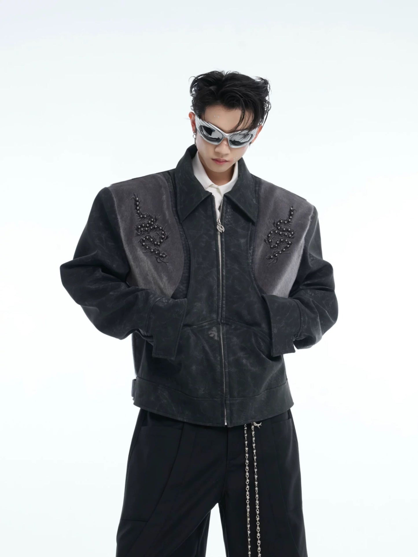 [ARGUE CULTURE] Vampire Cowboy PU Leather Jacket 2 Colour Ways