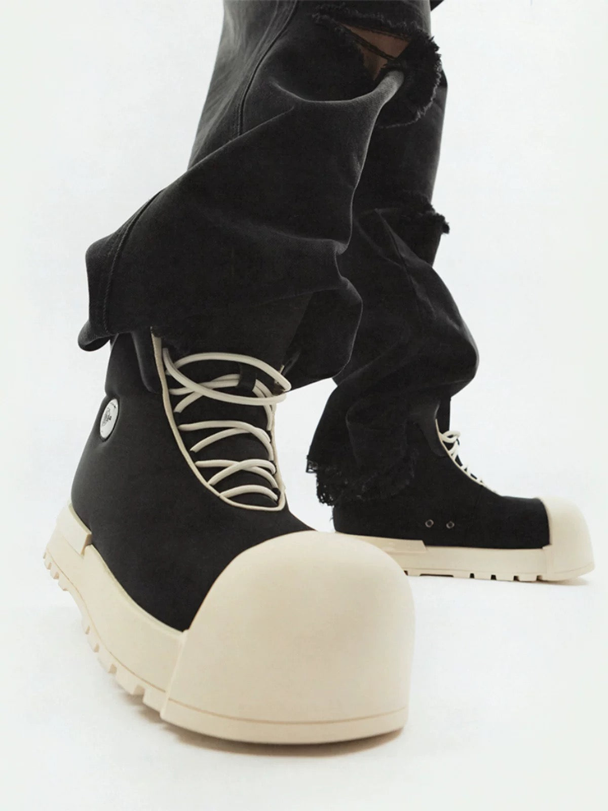 [FVVO × ROCKSTA] Thick Soled High Top Boots
