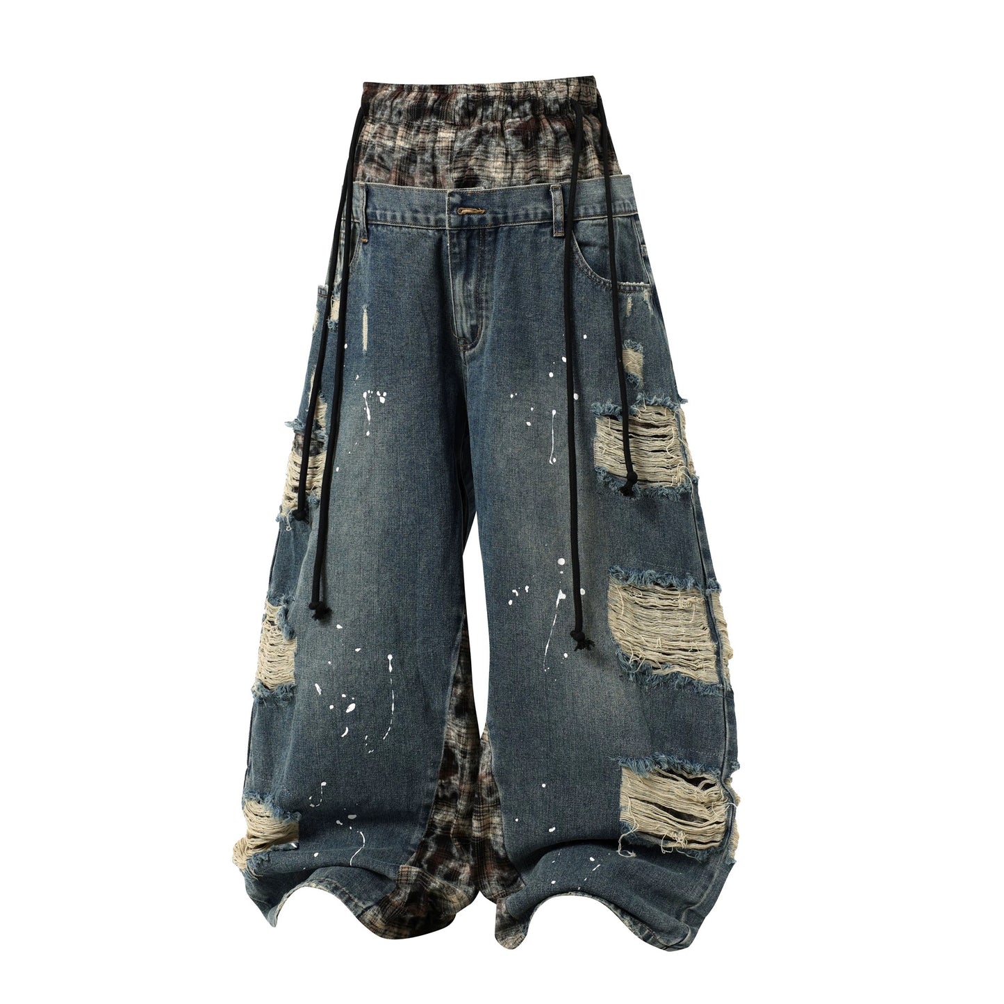 [ZPXO Select] Camouflage Double Waistband Denim Pants 2 color ways