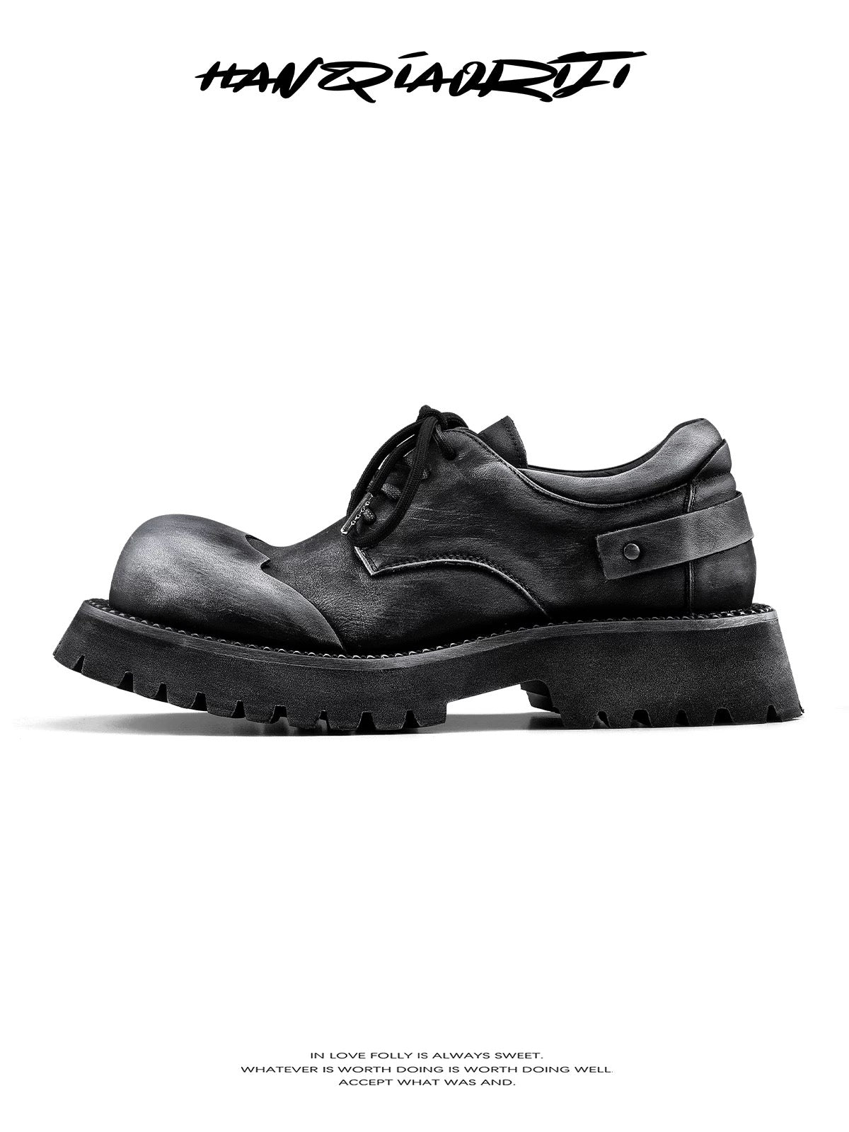 [HANQIAORIJI] Vintage Thick-Soled Shoes