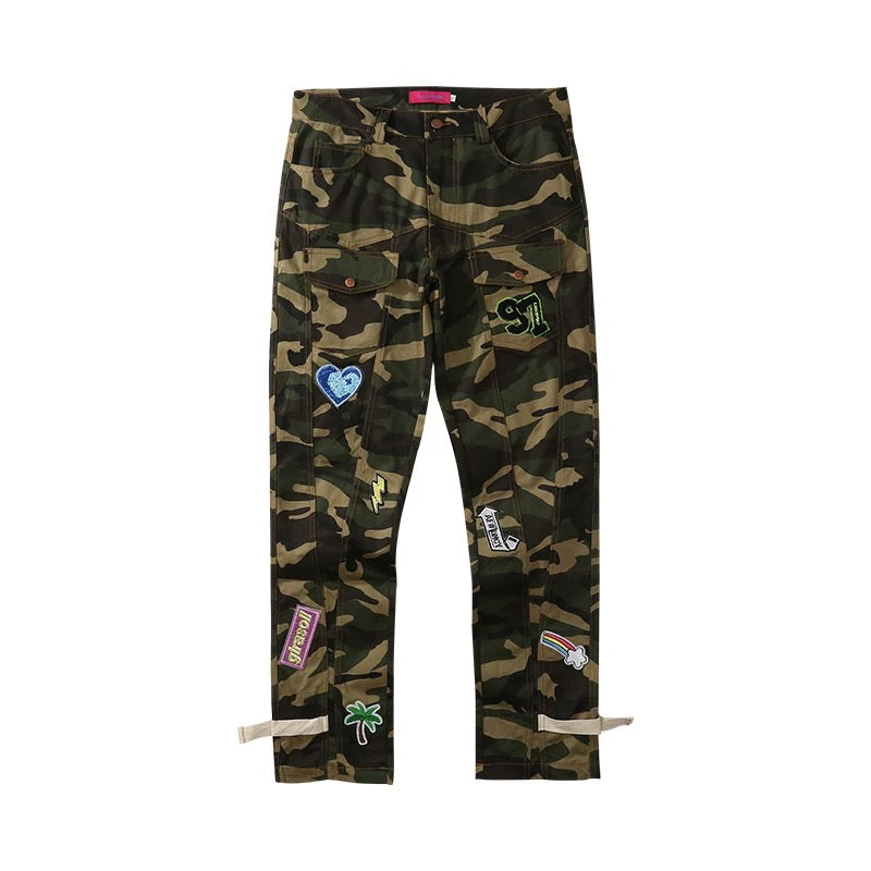 [ZPXO Select] Camouflage Baggy Pants