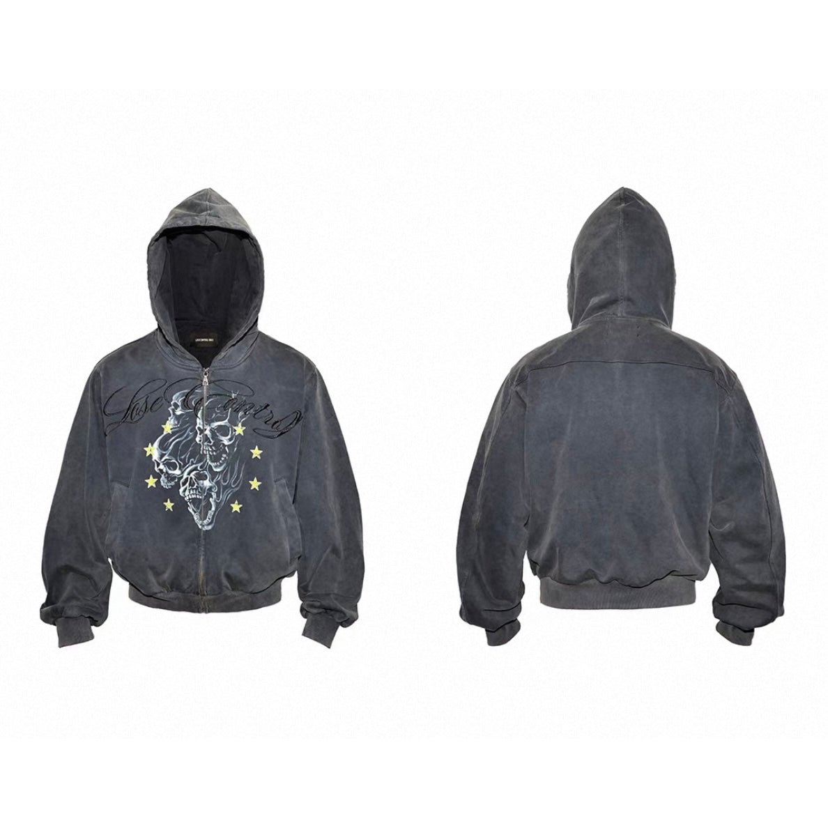 [LCE] 25AW Skull Zip Hoodie