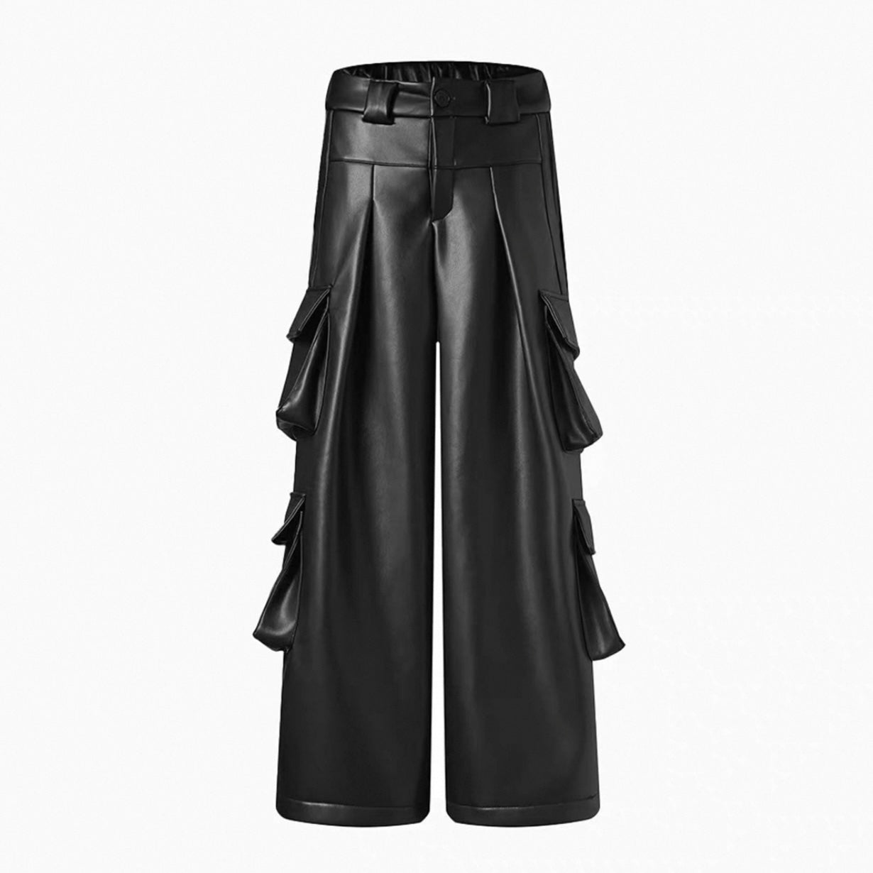 [ZPXO Select] Faux Leather Cargo Pants