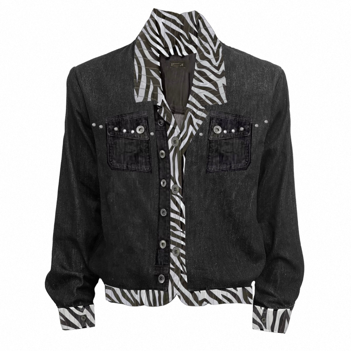 [PAIKI] Zebra Denim Jacket
