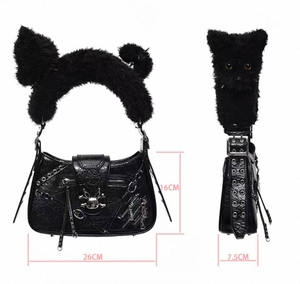 [CFIERCE] Gothic Cat Bag 2 colour ways