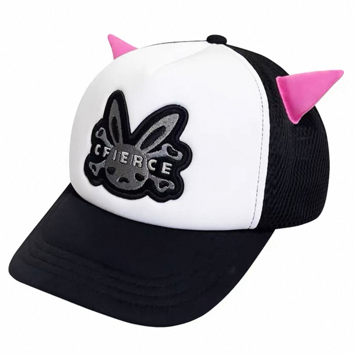 [CFIERCE] Embroidered Horn Hat 2 colour ways