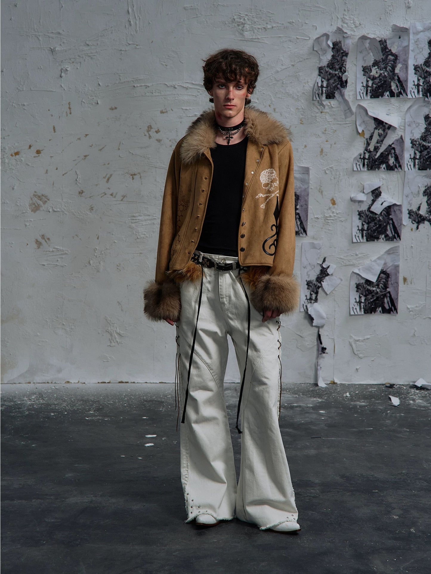 [PAIKI] Desert Tassel Skull Jacket