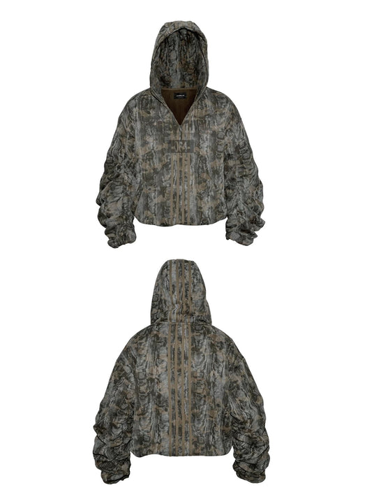 [LCE] 25AW Distressed Camouflage Pullover Hoodie