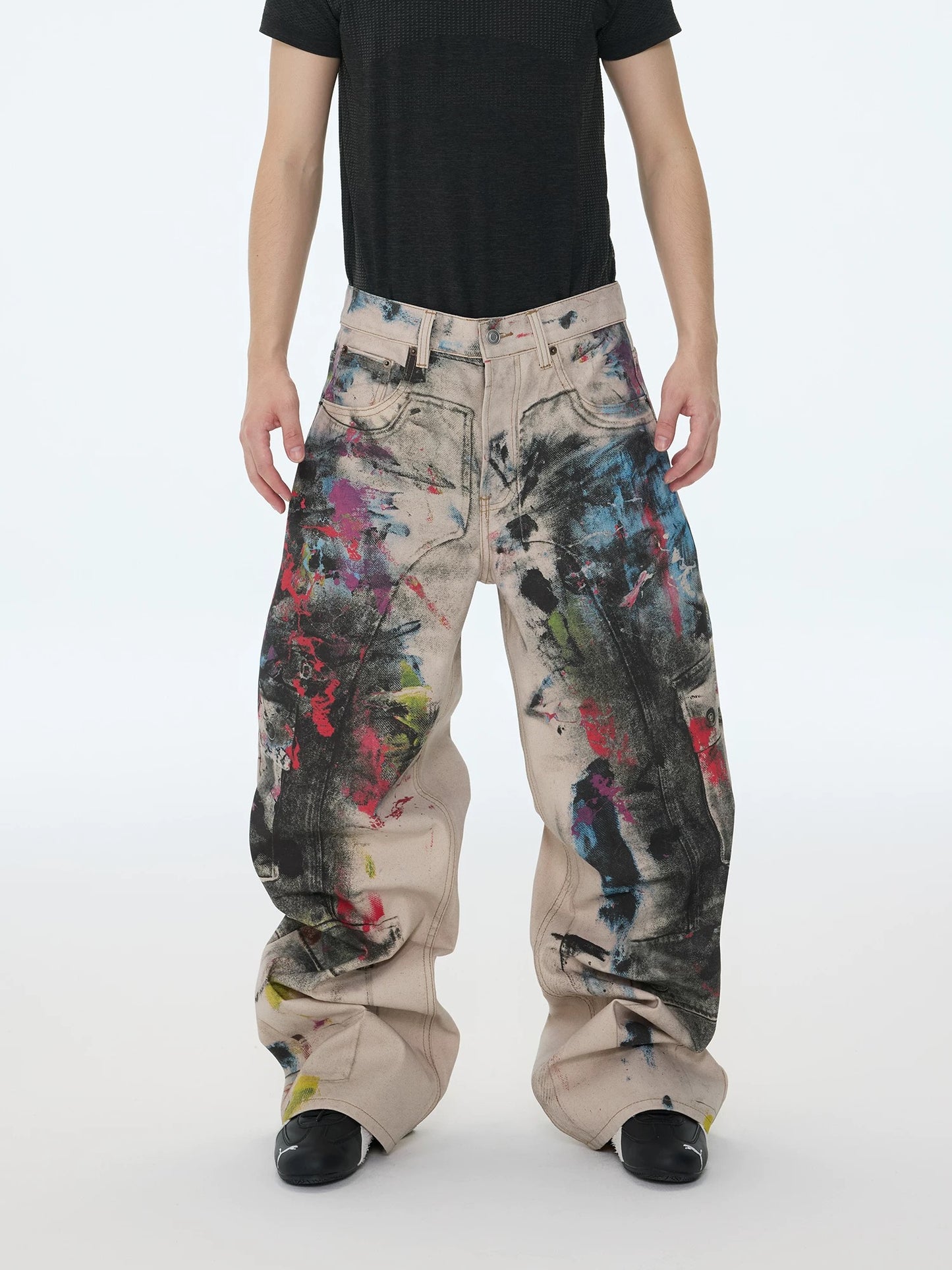 [ASTT Studio] Graffiti Work Pants