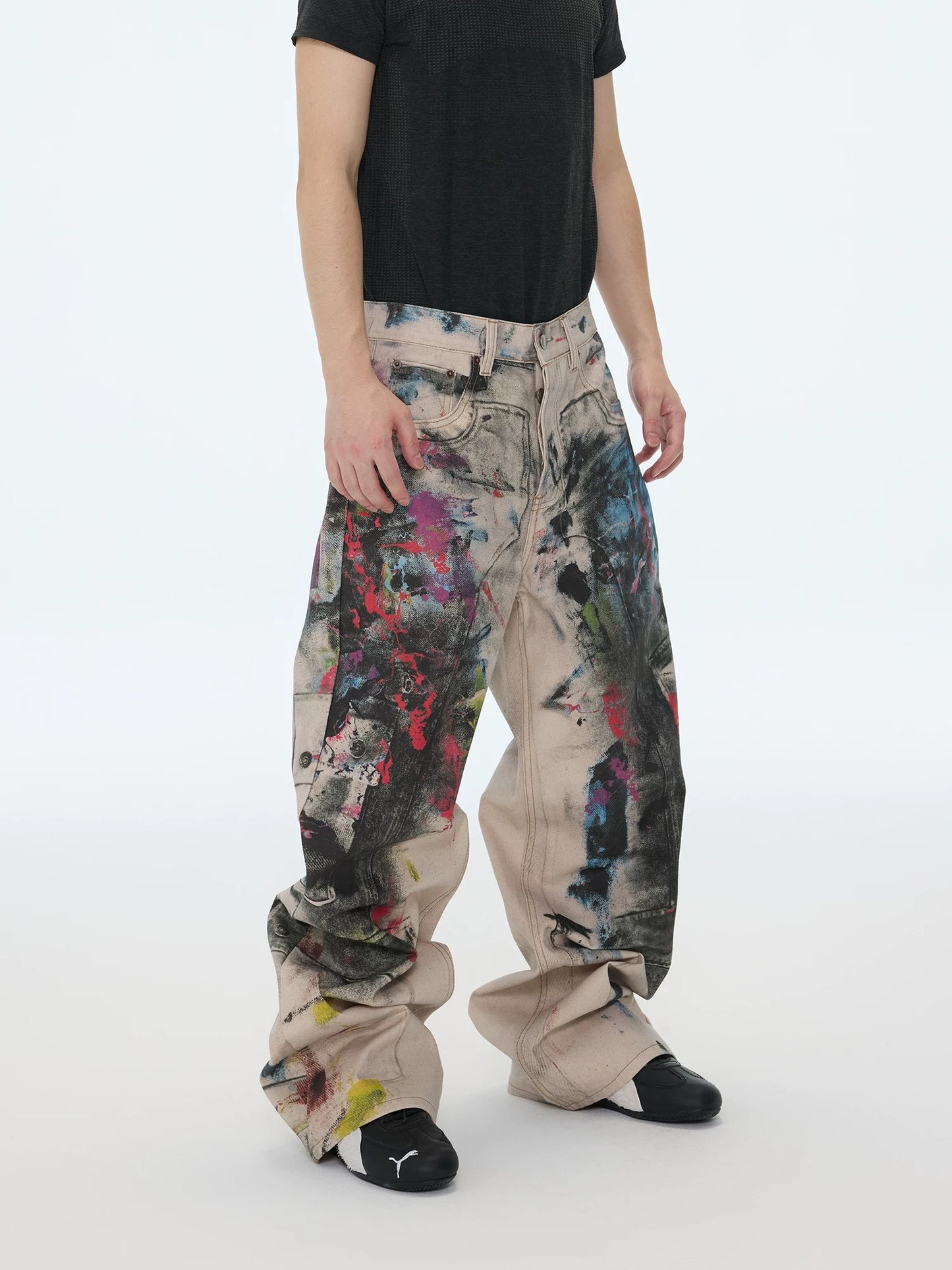 [ASTT Studio] Graffiti Work Pants