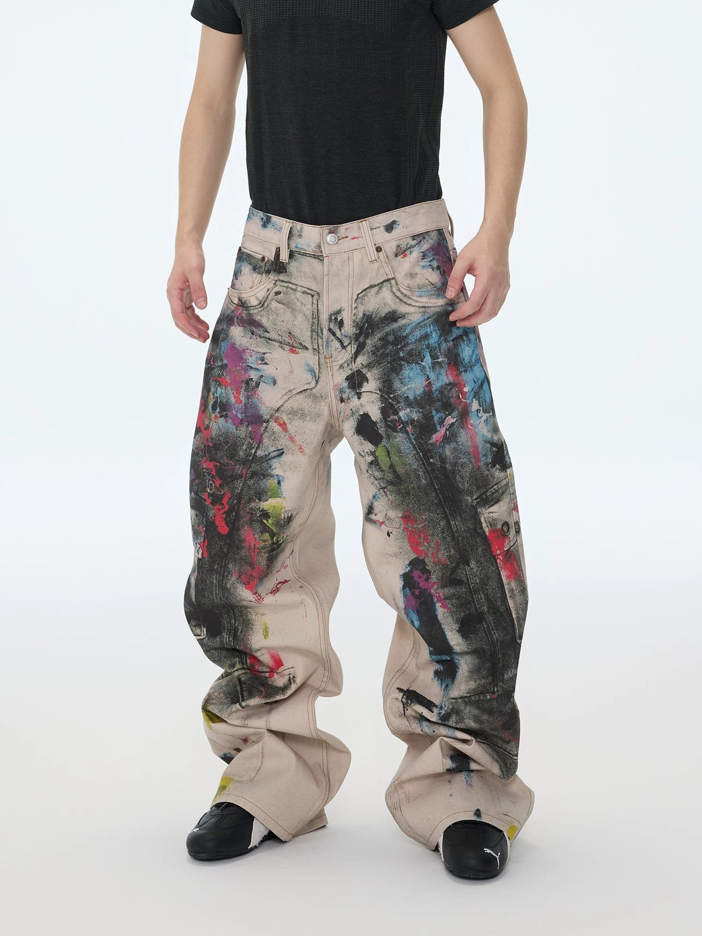 [ASTT Studio] Graffiti Work Pants