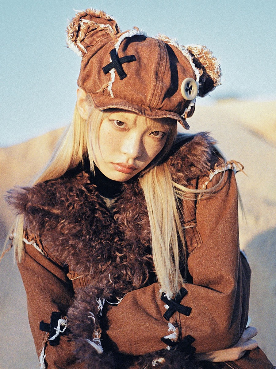 [CFIERCE] Bear Ear Hat