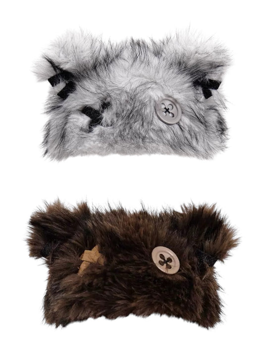 [CFIERCE] Little Bear Faux Fur Hat 2 colour ways