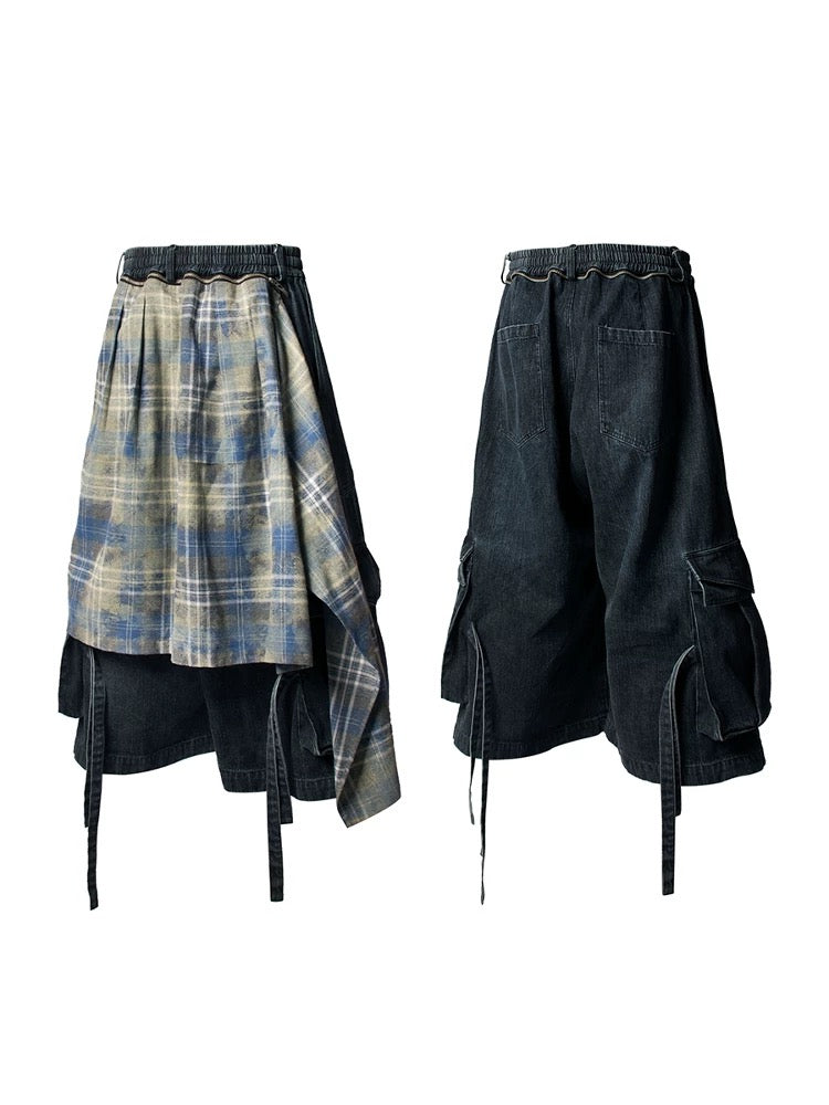 [RELABEL] Detachable Layered Shorts